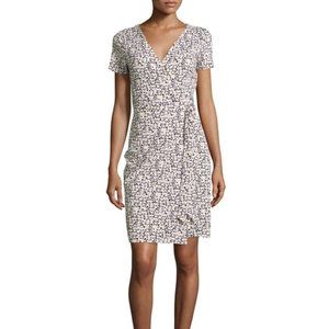 Diane Von Furstenberg Black and White Printed Dress